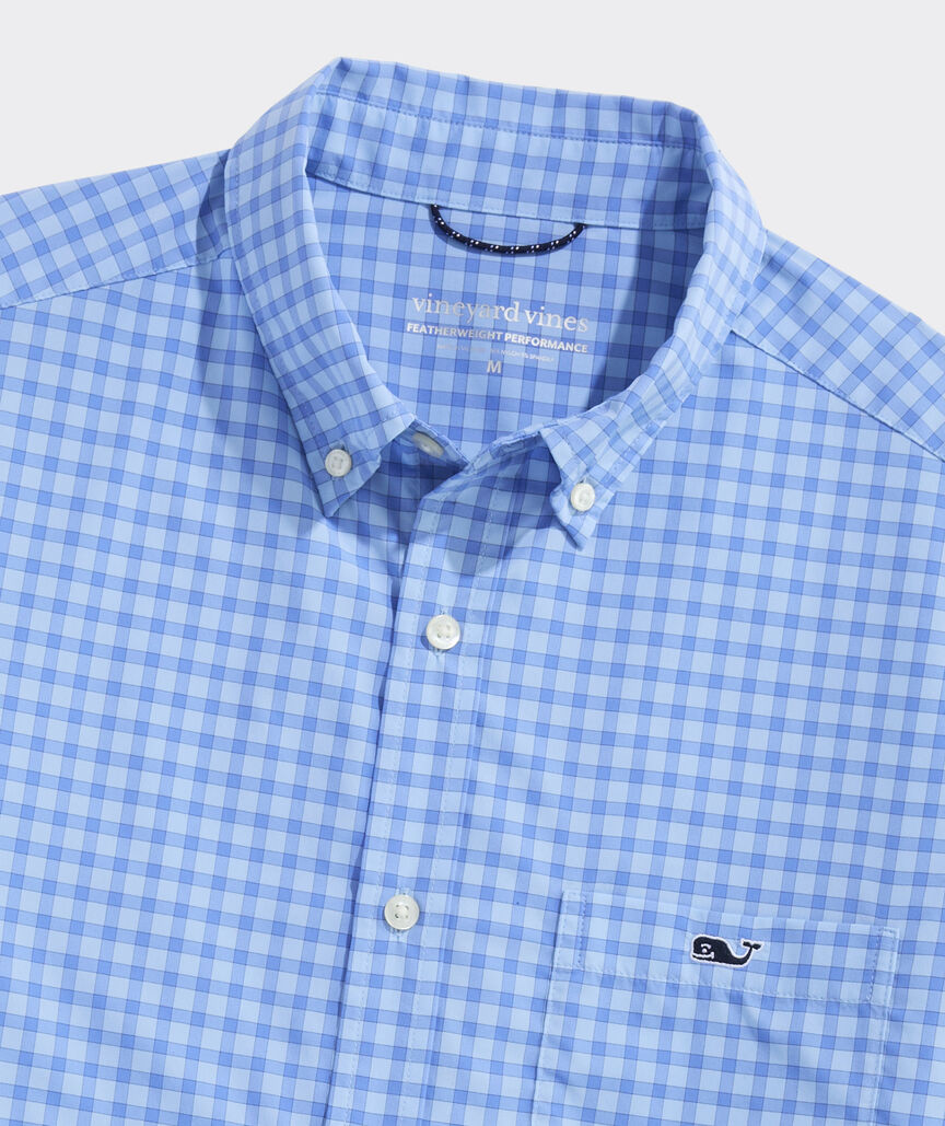 Performance Lemon Shark Gingham Featherweight Shirt