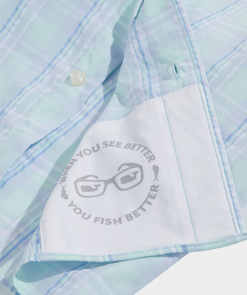 Shop Harbor Performance Plaid Shirt at vineyard vines