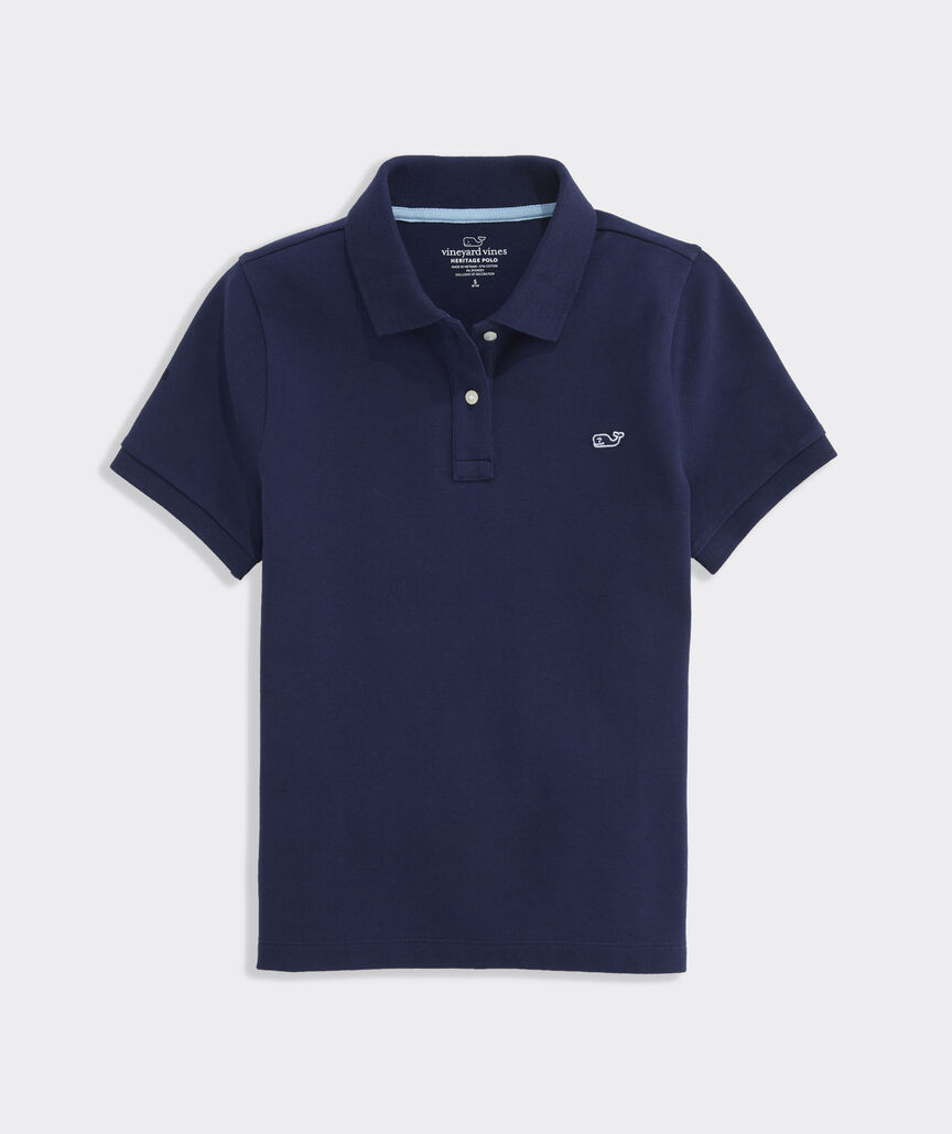 Girls' Heritage Pique Polo
