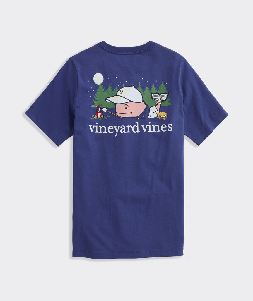 Boys' Glow-In-The-Dark Camper Whale Short-Sleeve Pocket Tee