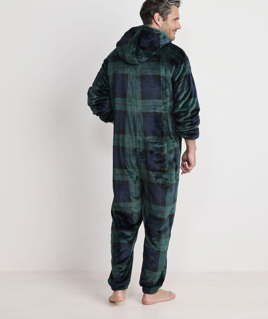 Hooded High Pile Blackwatch Onesie