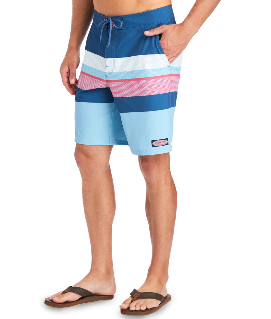 Striped Board Shorts
