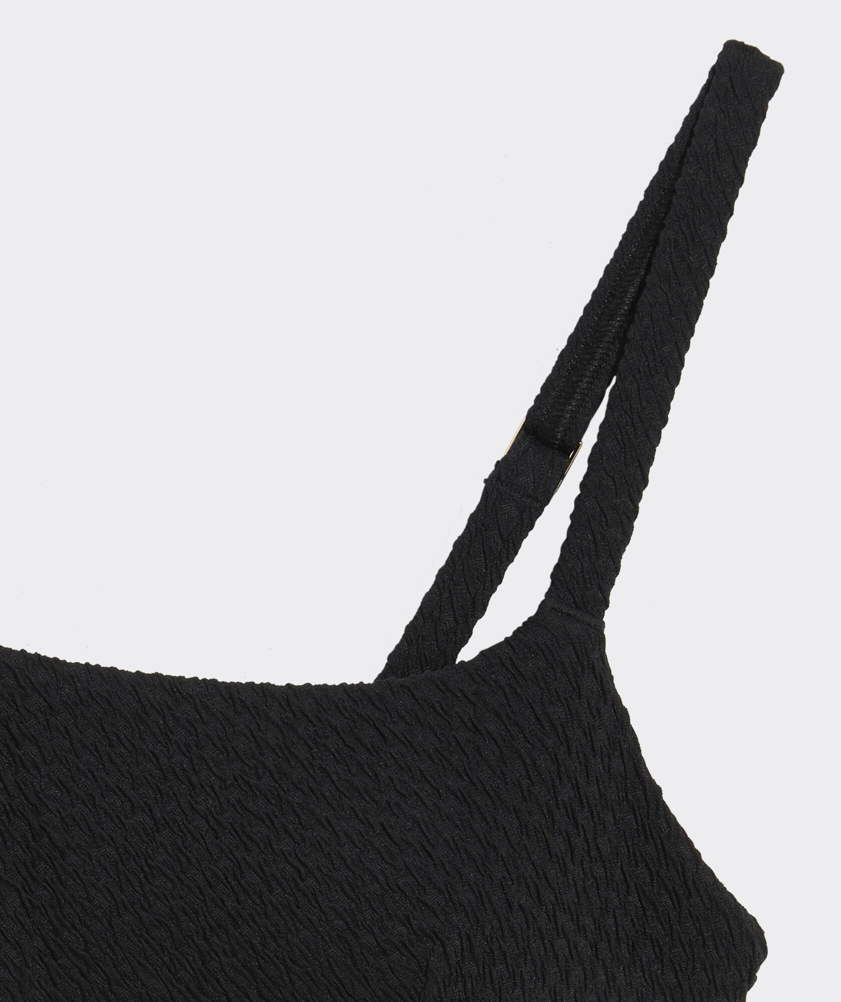 Textured Southampton Square Neck Bikini Top