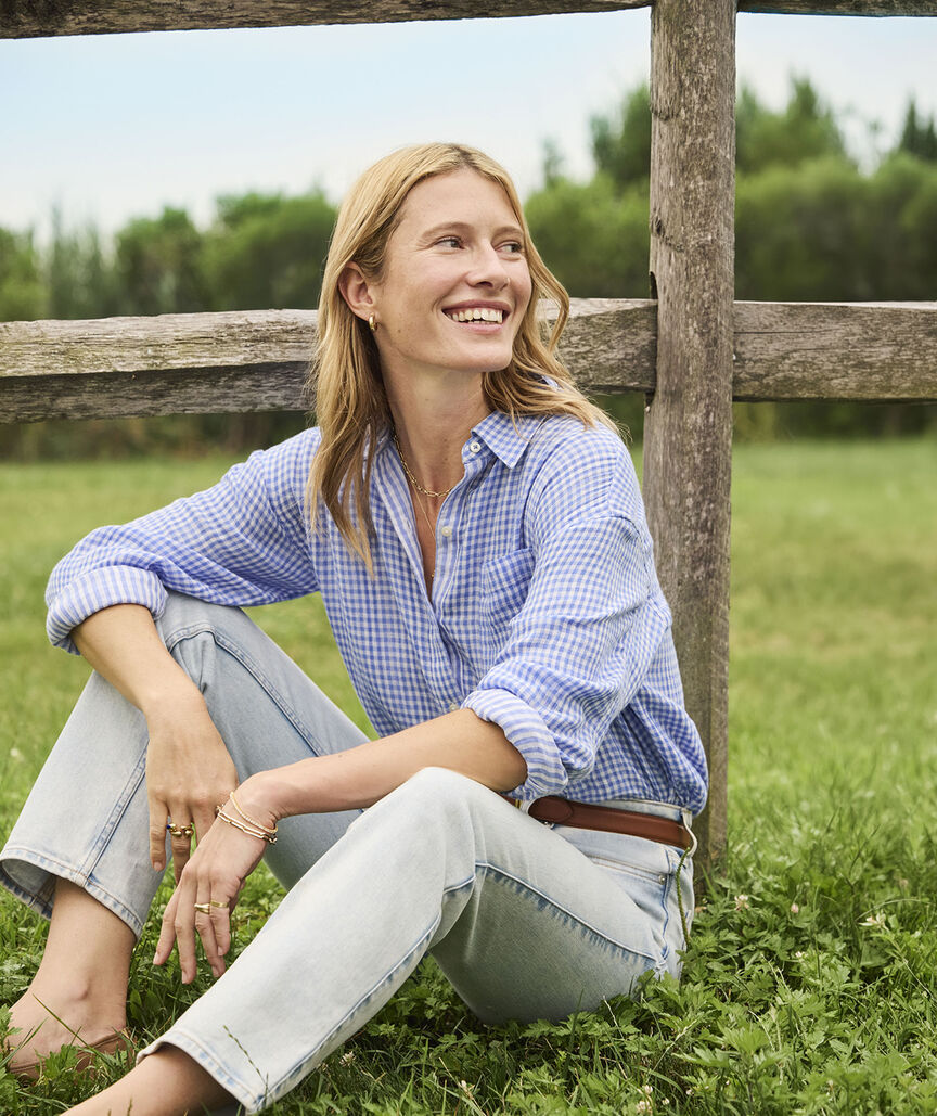 Birdie Double Gauze Button-Down