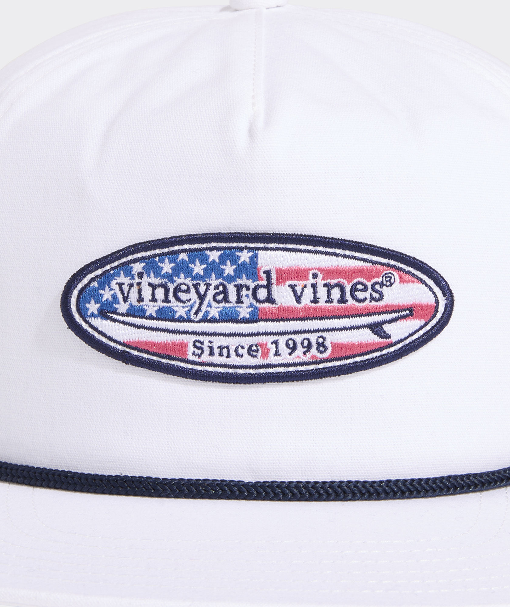 Flag Surf Patch Canvas 5-Panel Hat