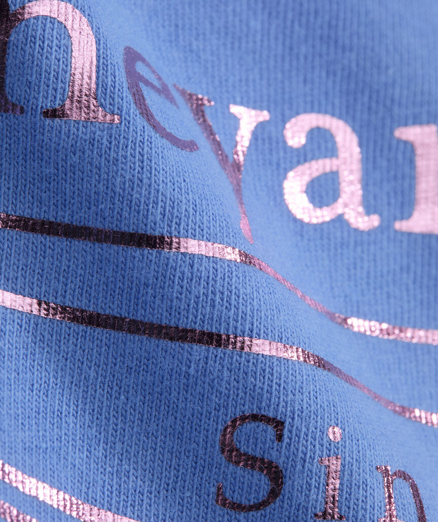 Girls' Foil Surf Logo Box Hoodie Tee