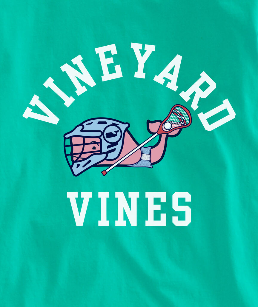 OUTLET Boys' Lacrosse Player Whale Long-Sleeve Tee