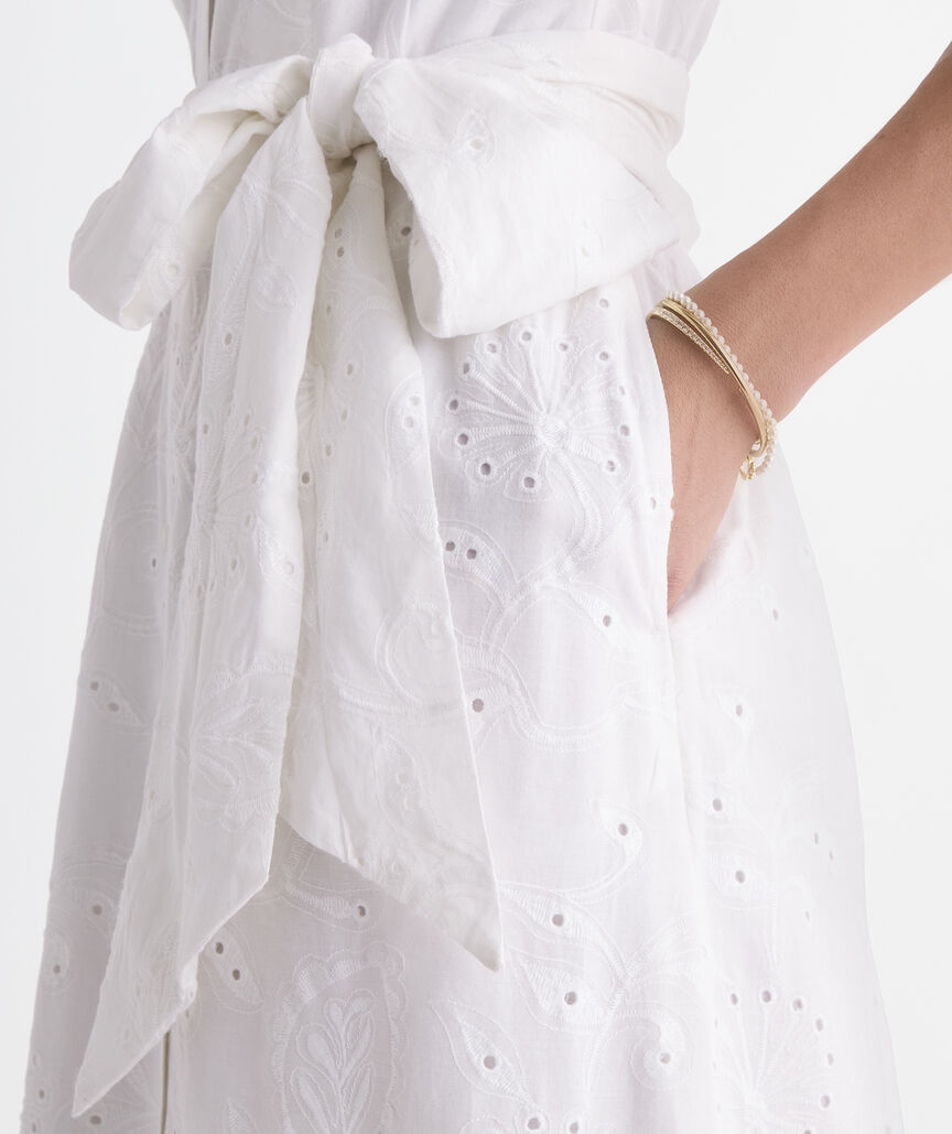 Vanessa Eyelet Shirtdress