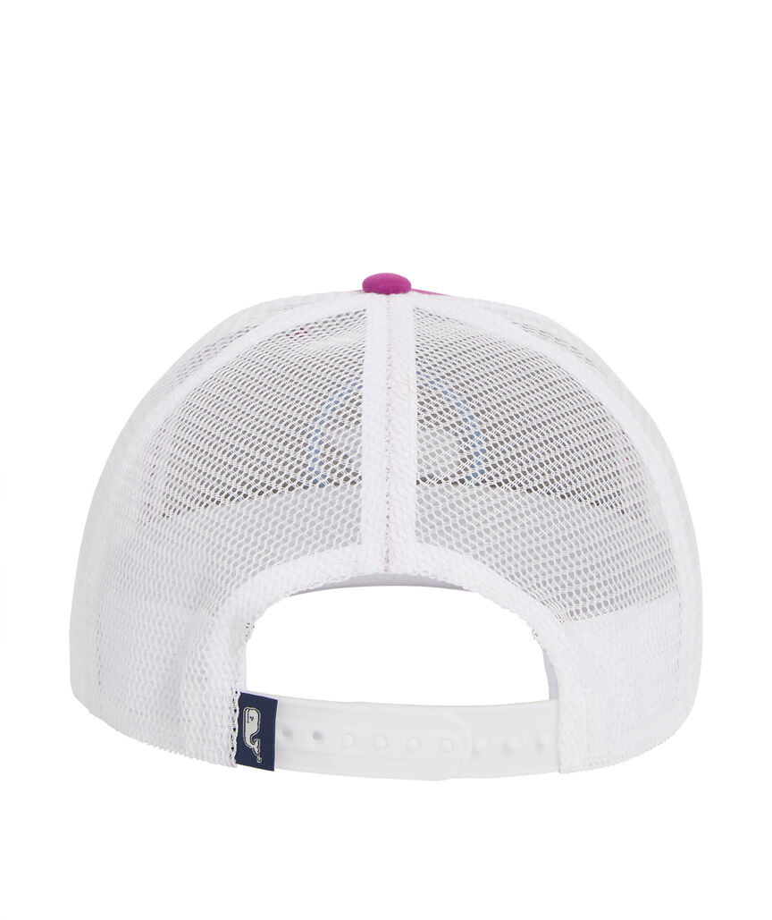 OUTLET Women's Whale Dot Performance Trucker Hat