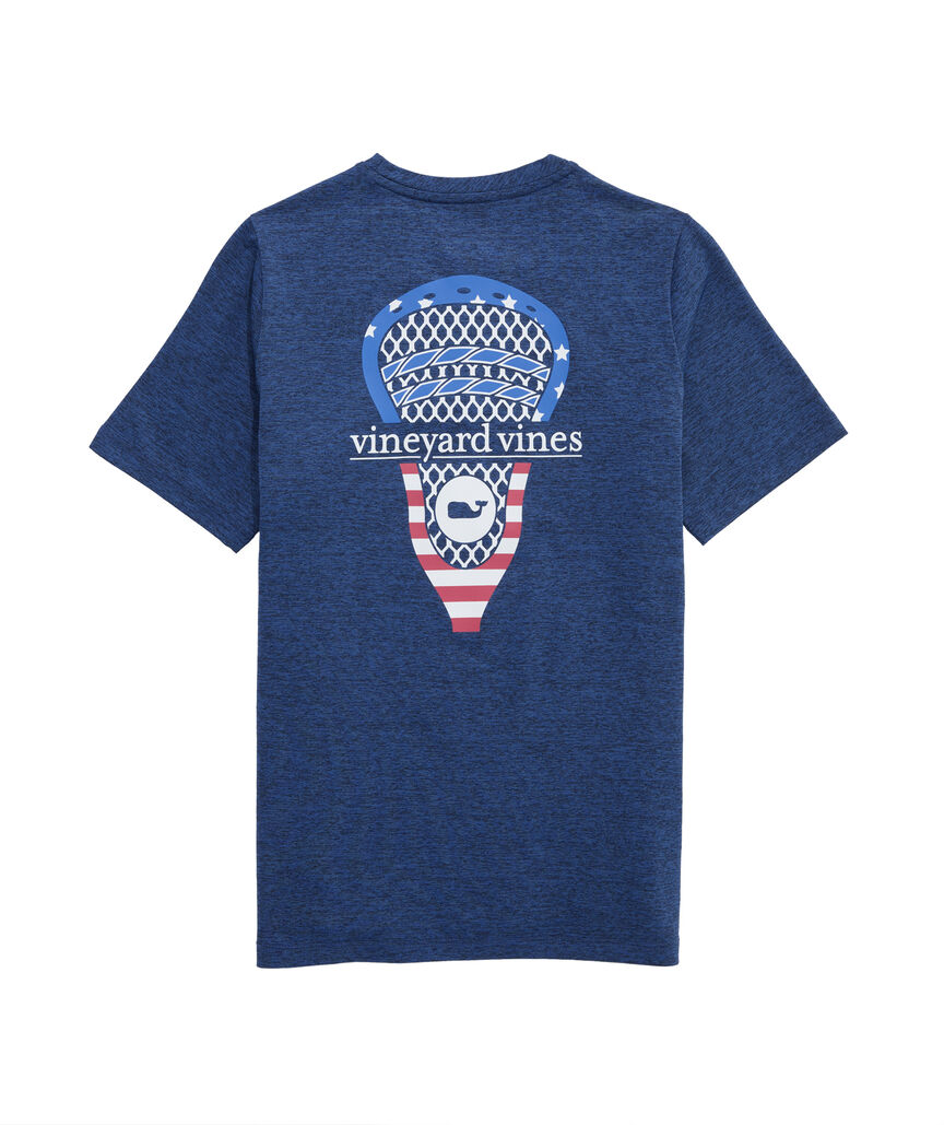 OUTLET Boys' USA Lacrosse Stick Short-Sleeve Performance Tee