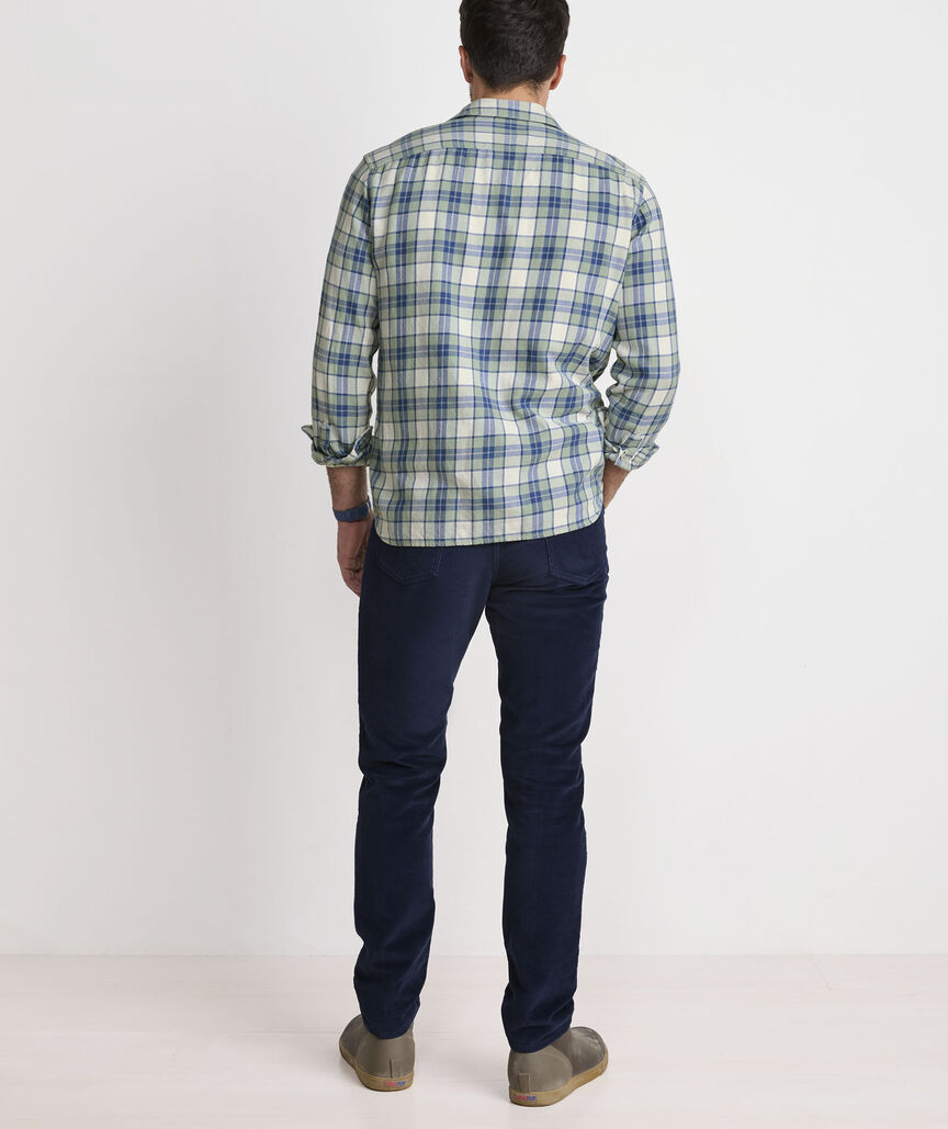 Stretch Terry Cord 5-Pocket Pants