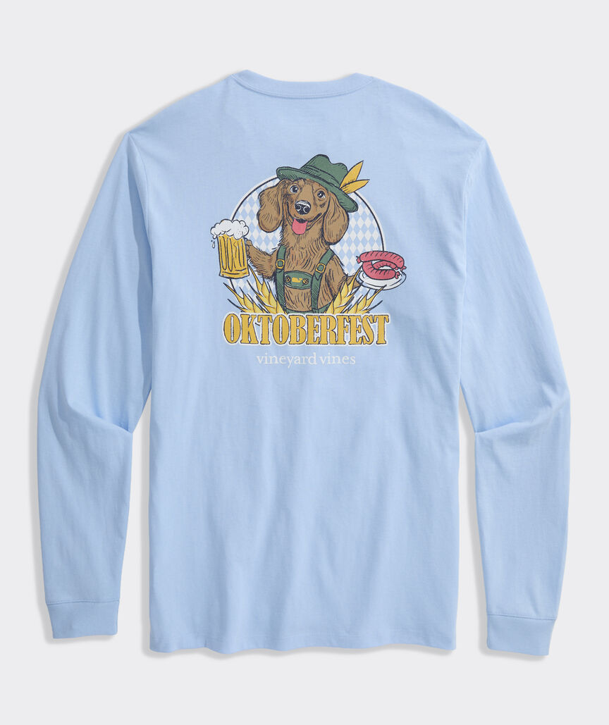 Oktoberfest Doxie Long-Sleeve Pocket Tee