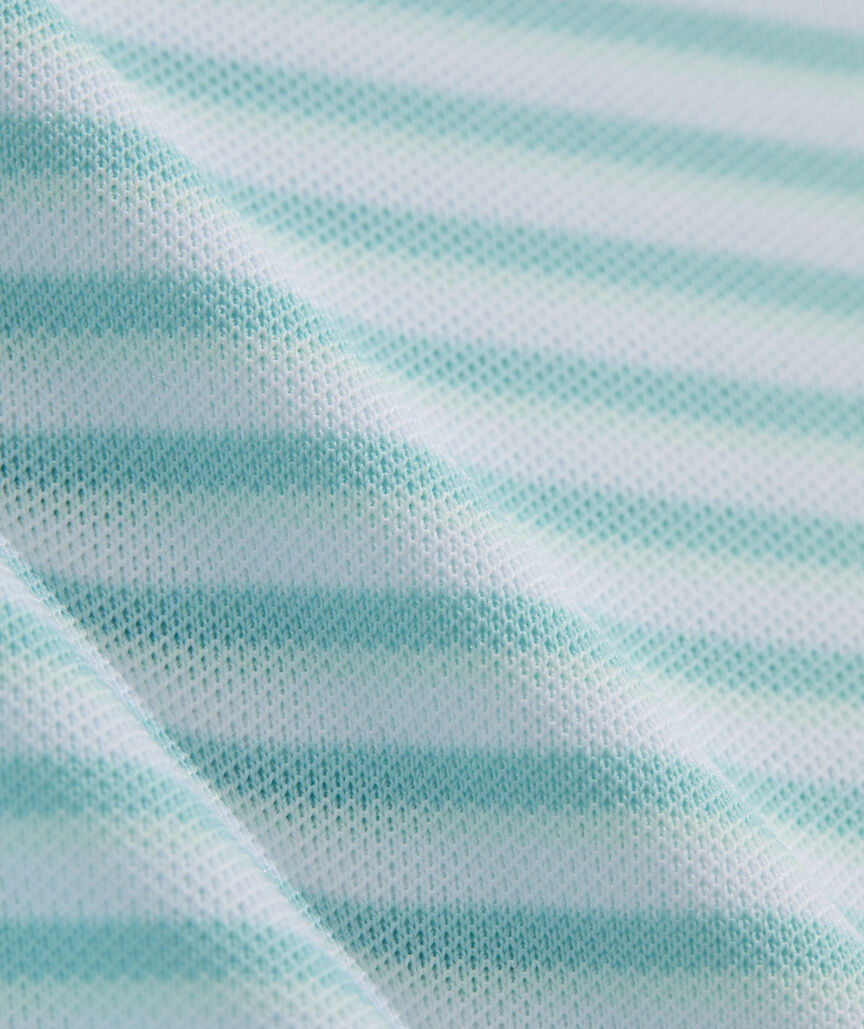 Performance Pique Striped Sankaty Polo