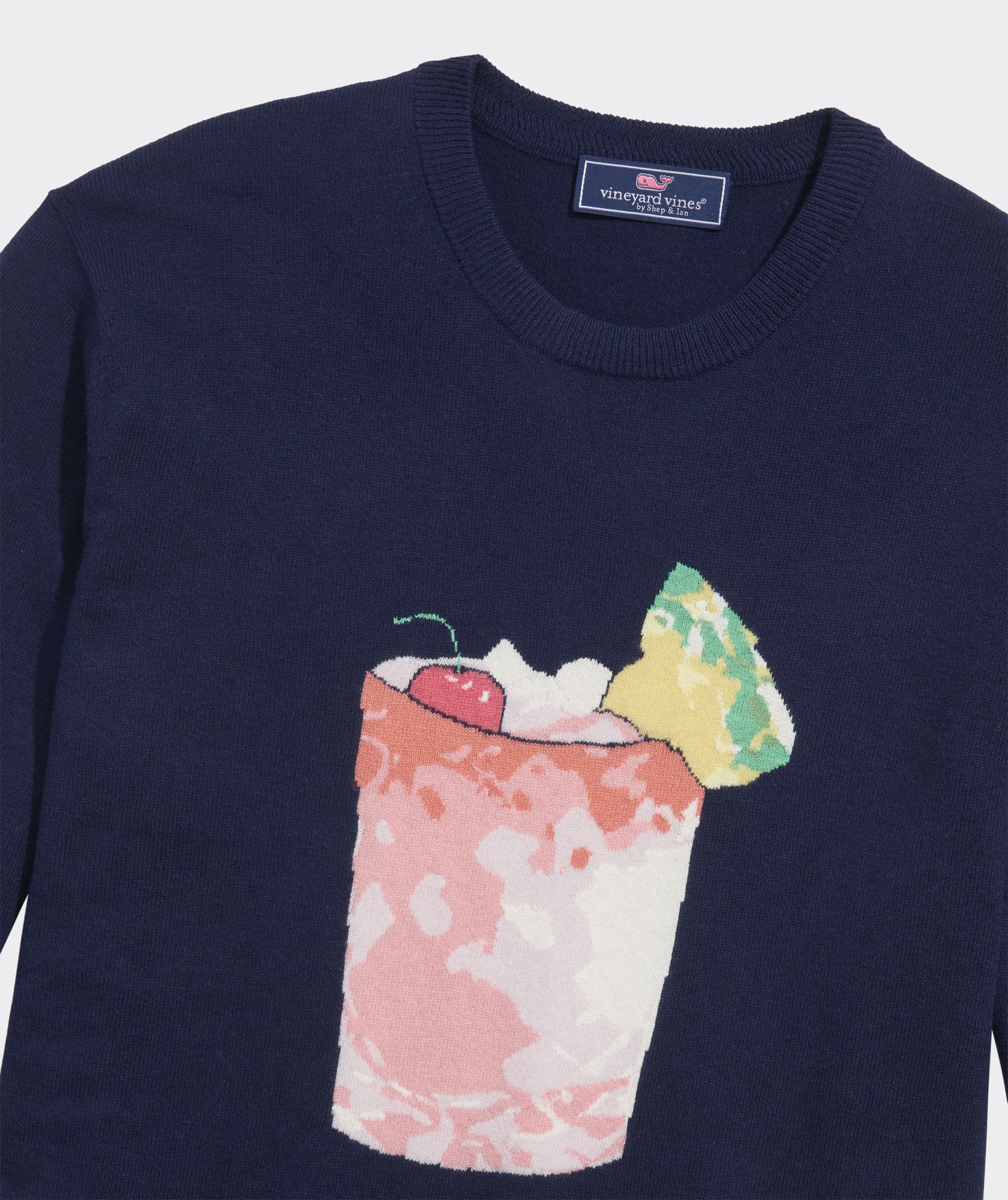 Rumrunner Cotton-Cashmere Crewneck