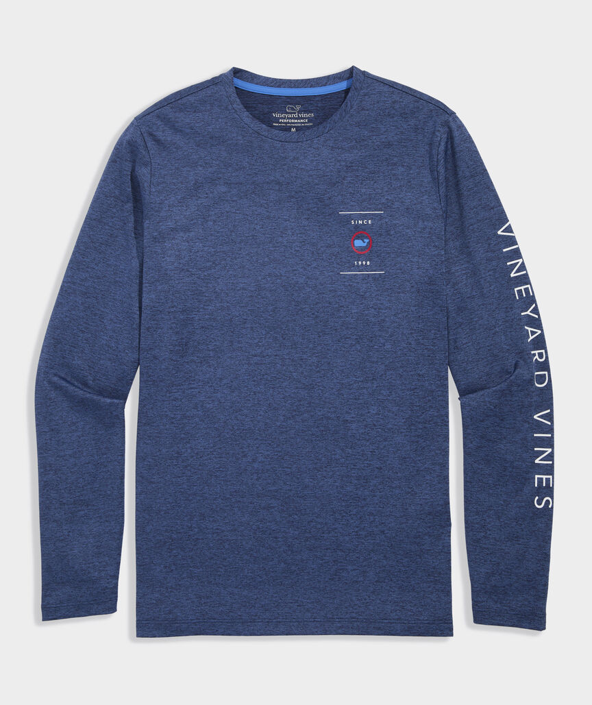Performance USA Hockey Sticks Long-Sleeve Harbor Tee