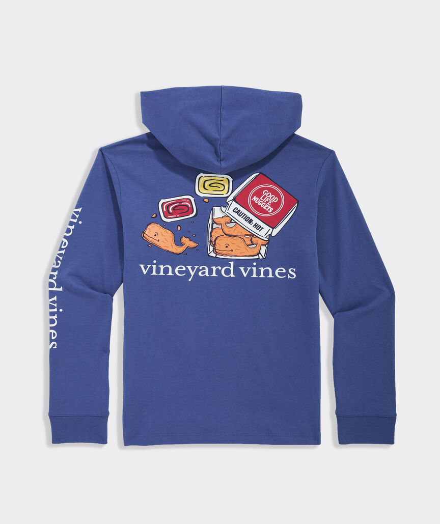 Boys' Whale Nuggets Long-Sleeve Hoodie Tee