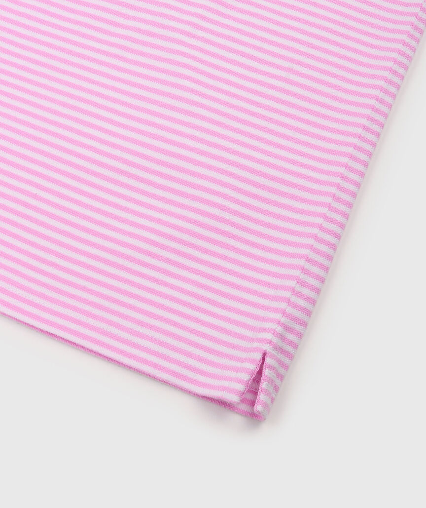 OUTLET Feeder Stripe Stretch Pique Polo