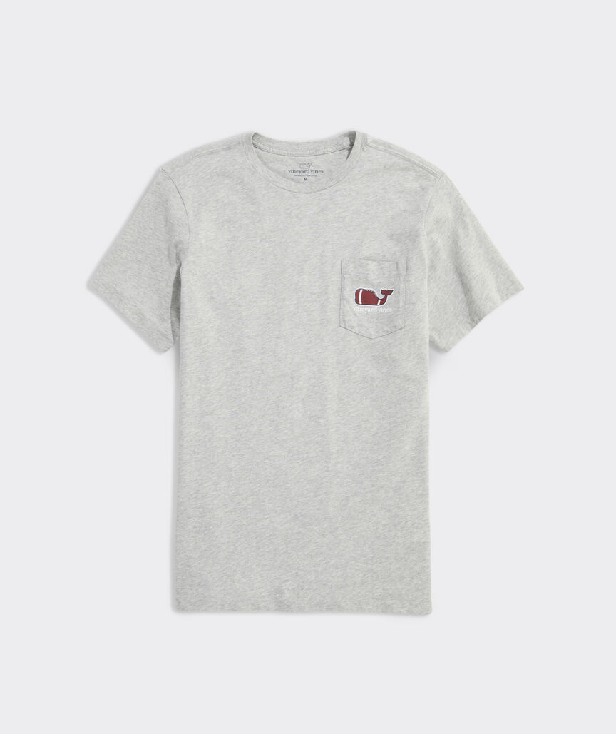 Football Whale Short-Sleeve Pocket Tee