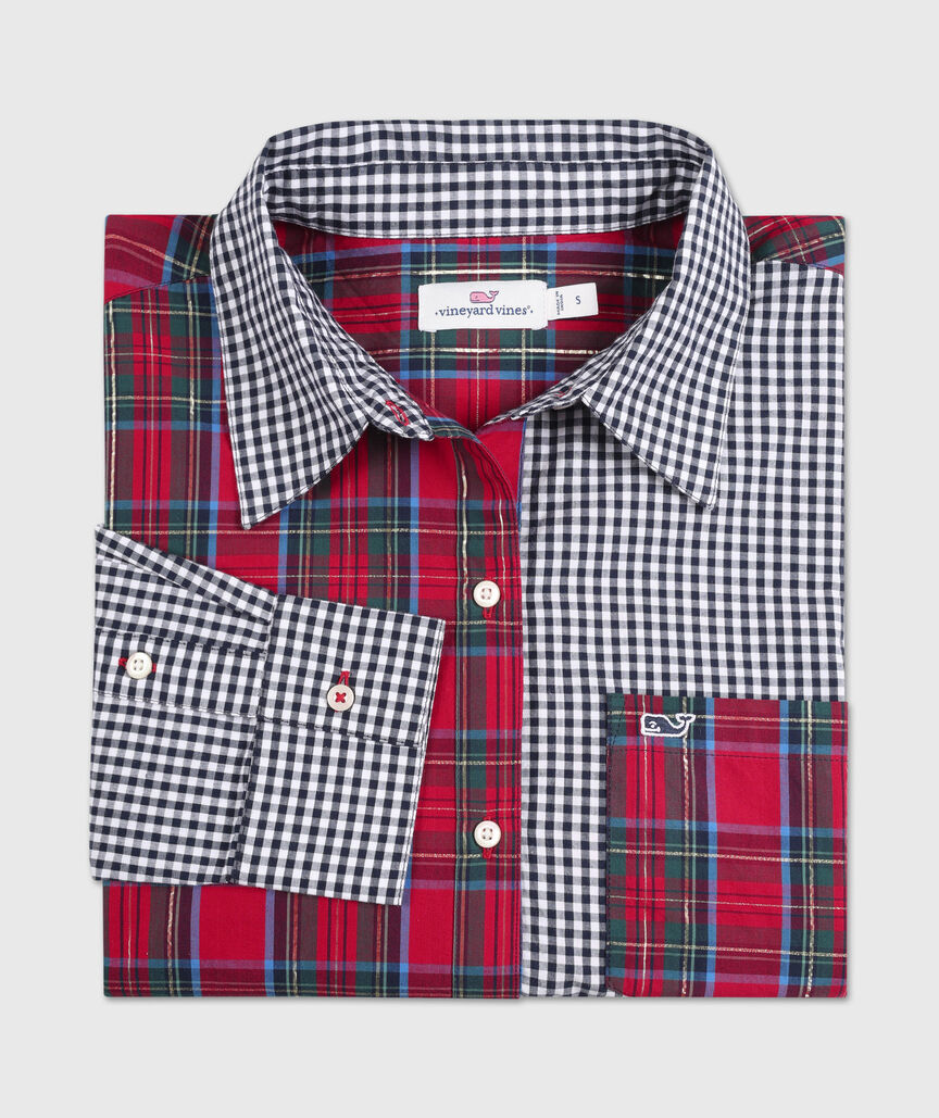 OUTLET Relaxed Poplin Party Button-Down