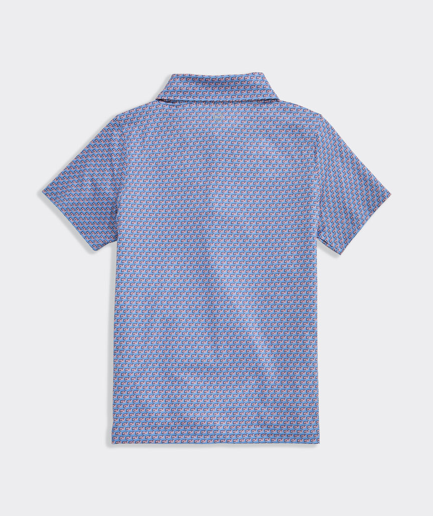 Boys' Performance Printed Sankaty Polo