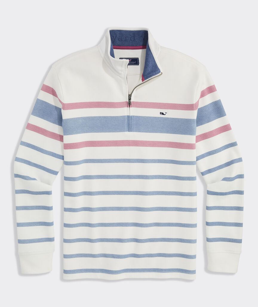 Breton Stripe Saltwater Quarter-Zip