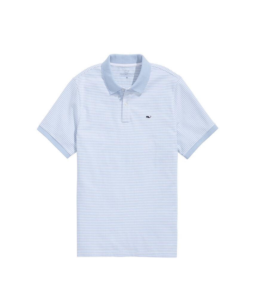 OUTLET Boys' Feeder Stripe Stretch Pique Polo