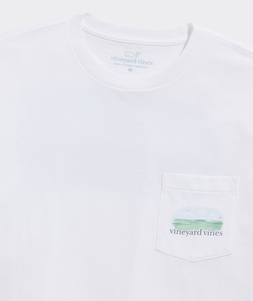 Golf Coast Painted Short-Sleeve Pocket Tee