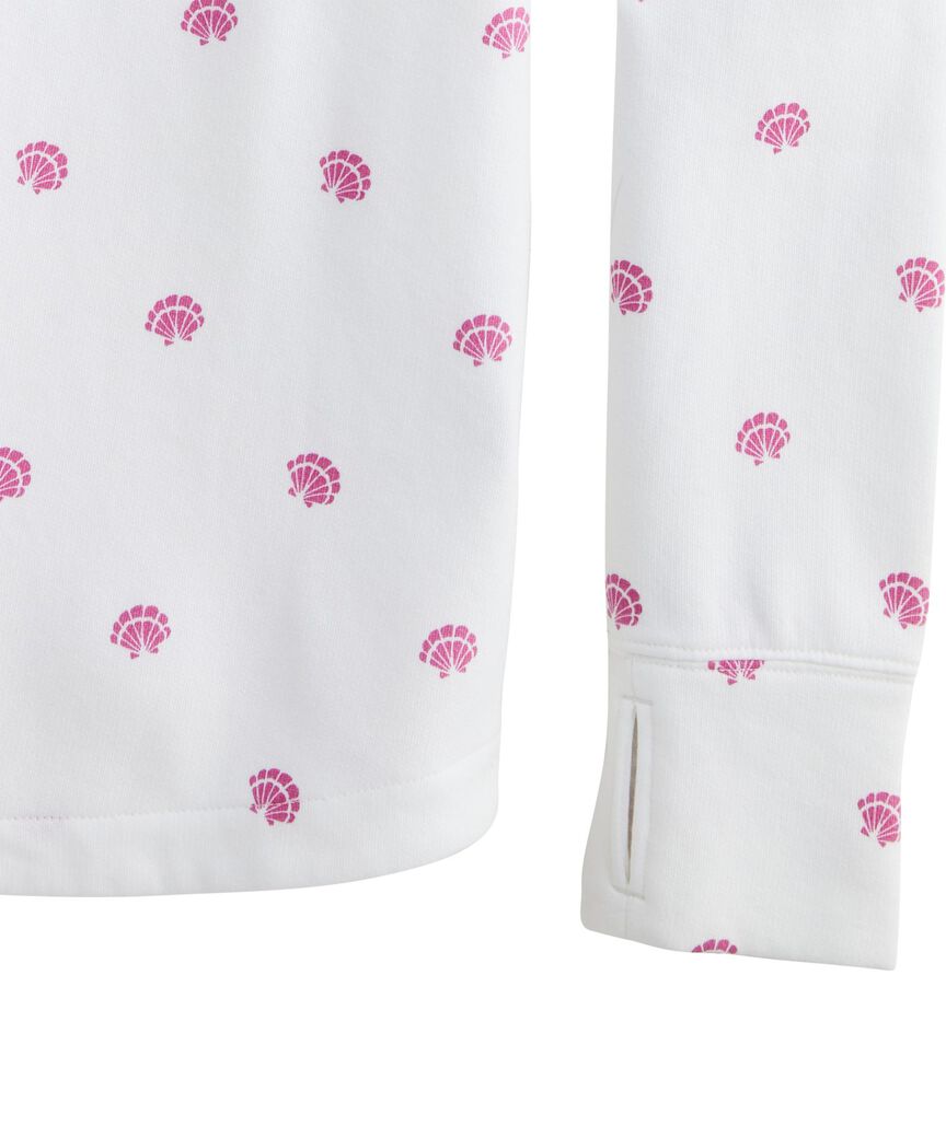 Printed Brushed Terry Relaxed Shep Shirt