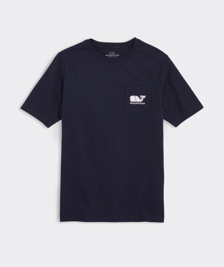 Boys' Baseball Whale Short-Sleeve Pocket Tee