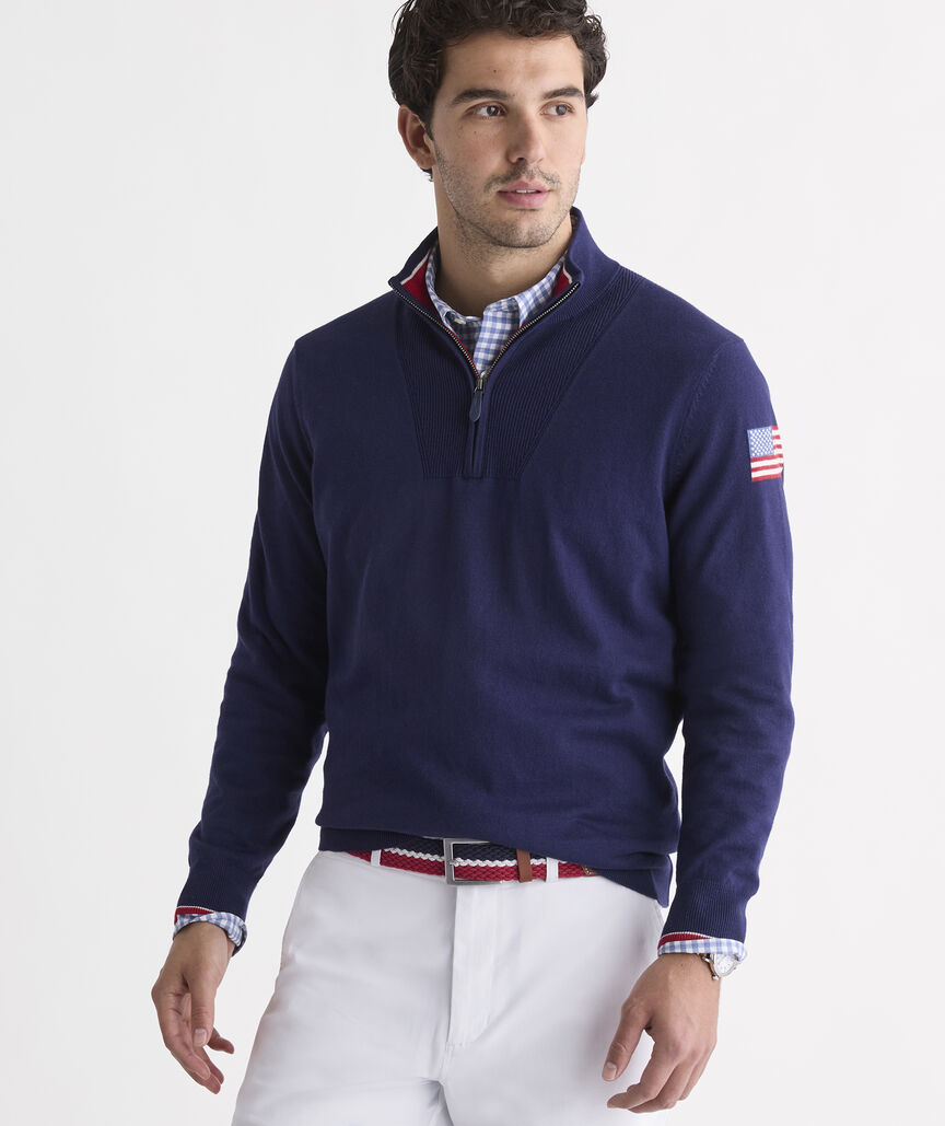 Americana Quarter-Zip