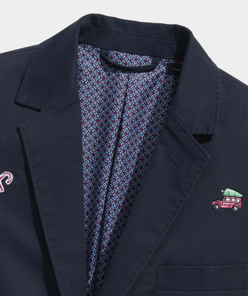 Boys' Holly Jolly Embroidered Blazer