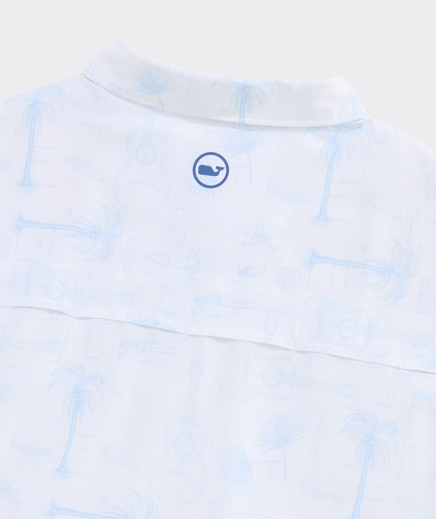 Performance Blueprint To Paradise Short-Sleeve Harbor Shirt