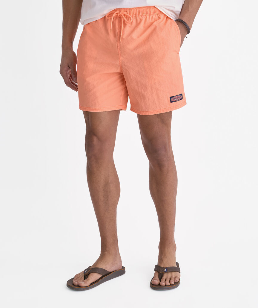 6 Inch Solid Island Swim Trunks