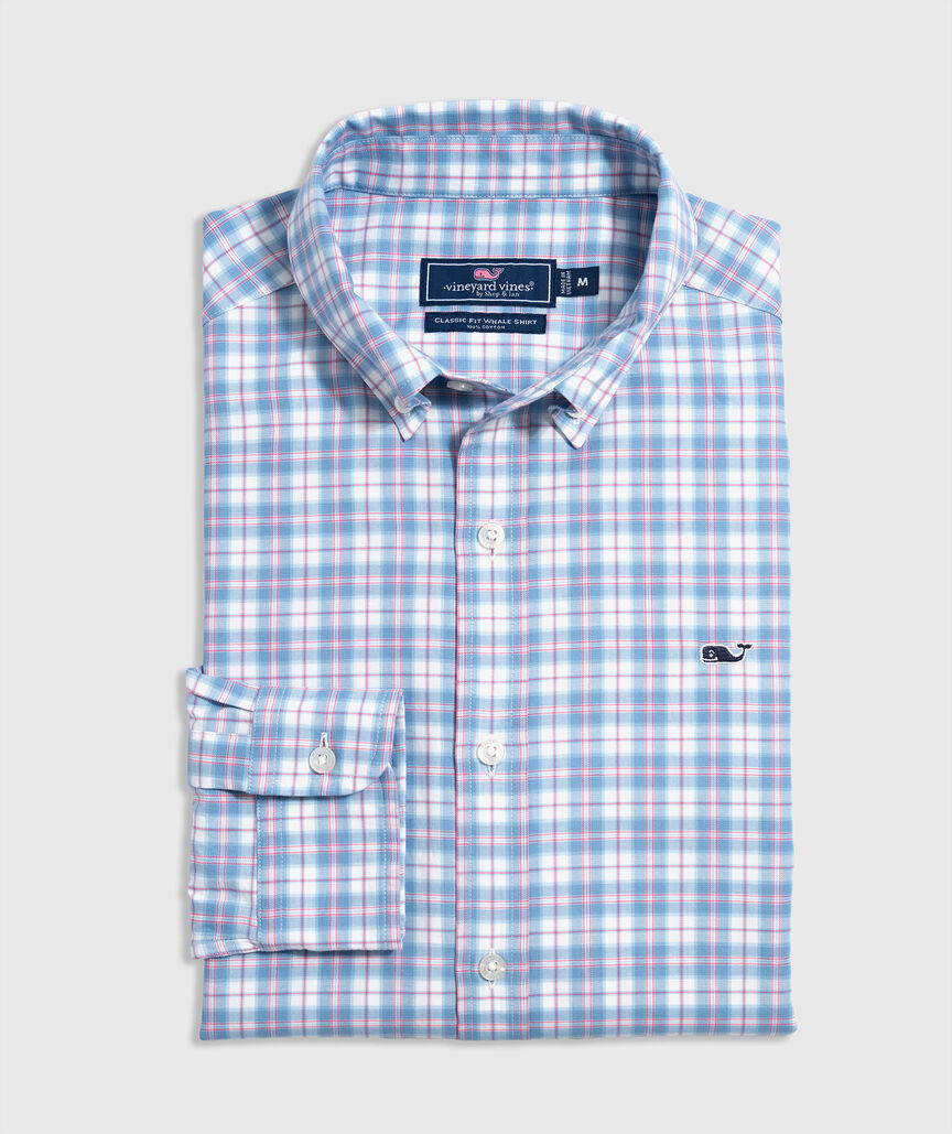 OUTLET Poplin Plaid Shirt