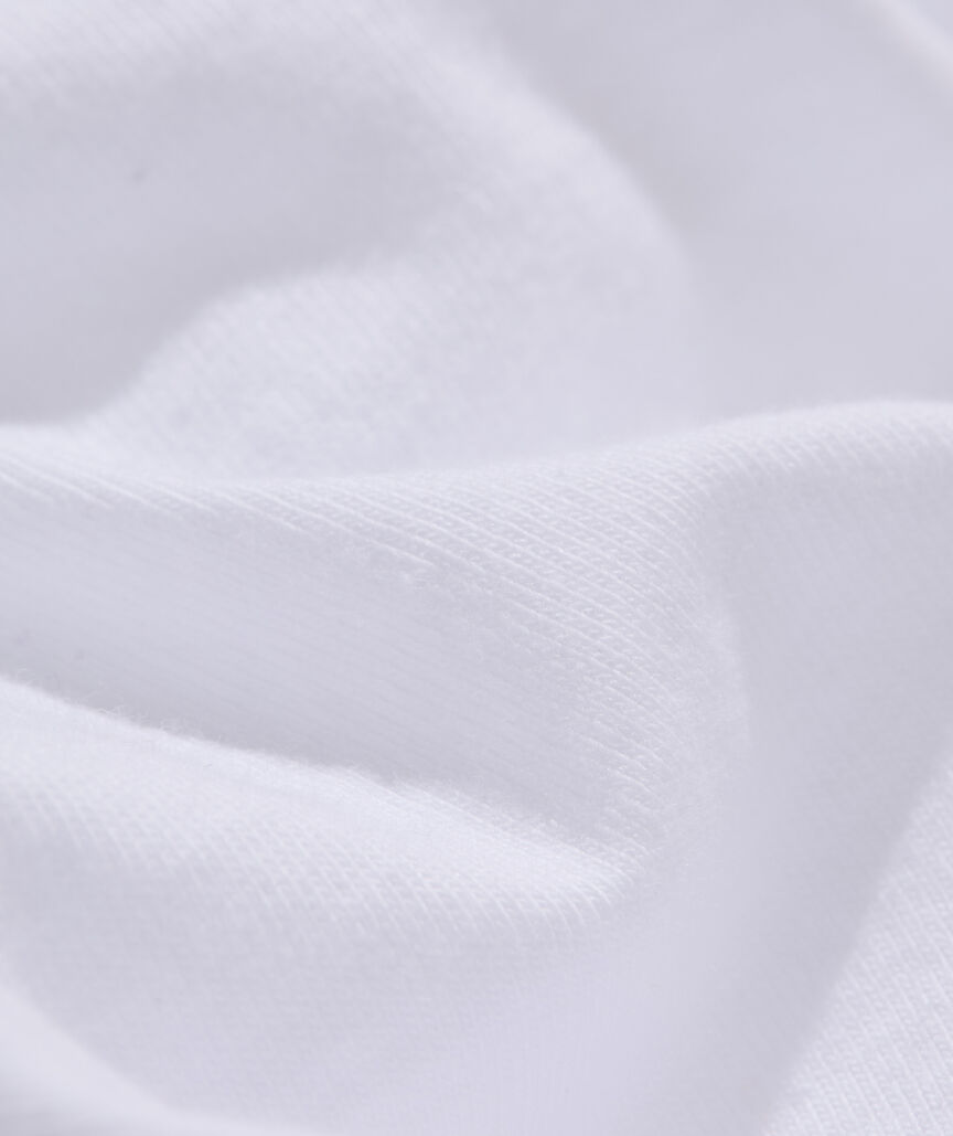 Girls' Watercolor Waffle Hut Whale Long-Sleeve Pocket Tee