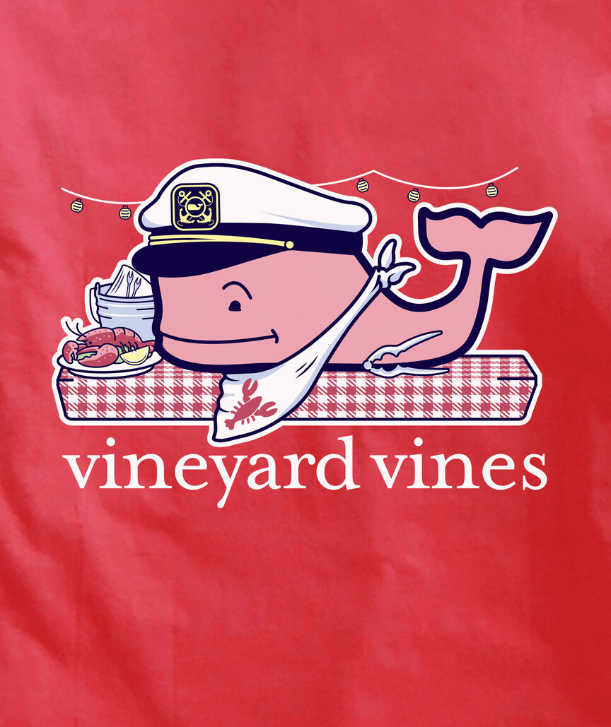 OUTLET Lobster Bake Whale Short-Sleeve Pocket Tee