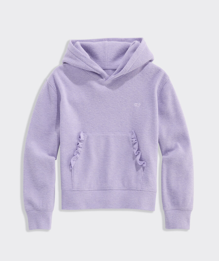Girls' Waffle Hoodie