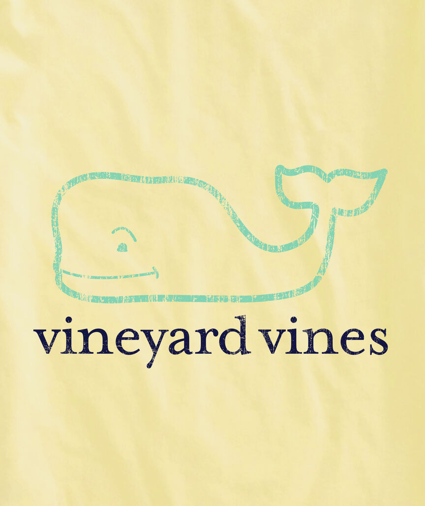 OUTLET 2-Tone Vintage Whale Short-Sleeve Pocket Tee