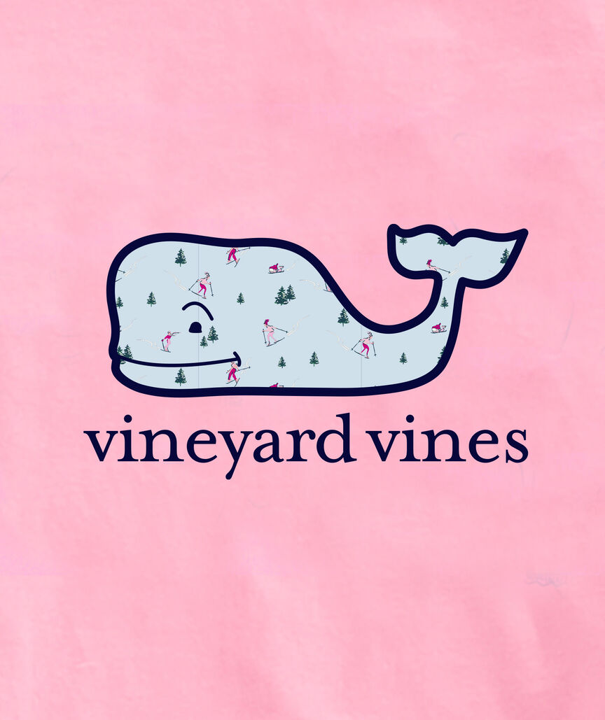 OUTLET Women's Snow Bunnies Whale Long-Sleeve Pocket Tee