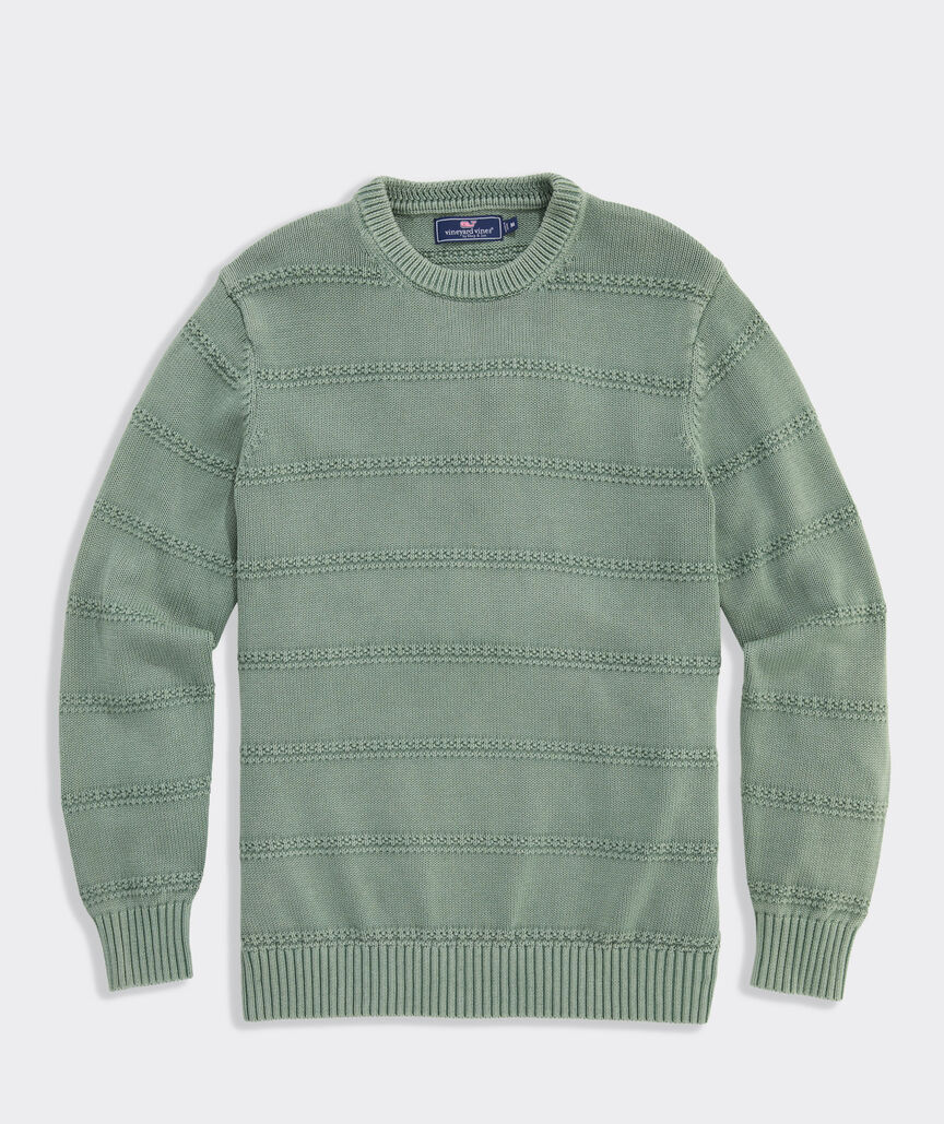 Folly Beach Striped Crewneck