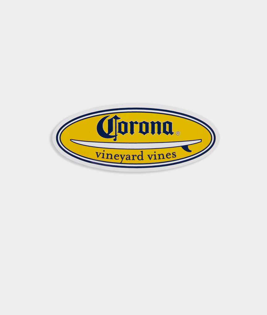 Corona® x vineyard vines Surf Logo Sticker