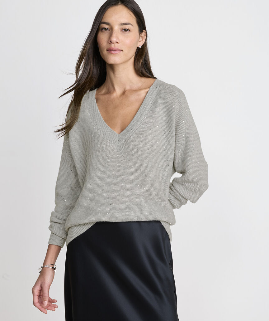 Shine V-Neck Sweater