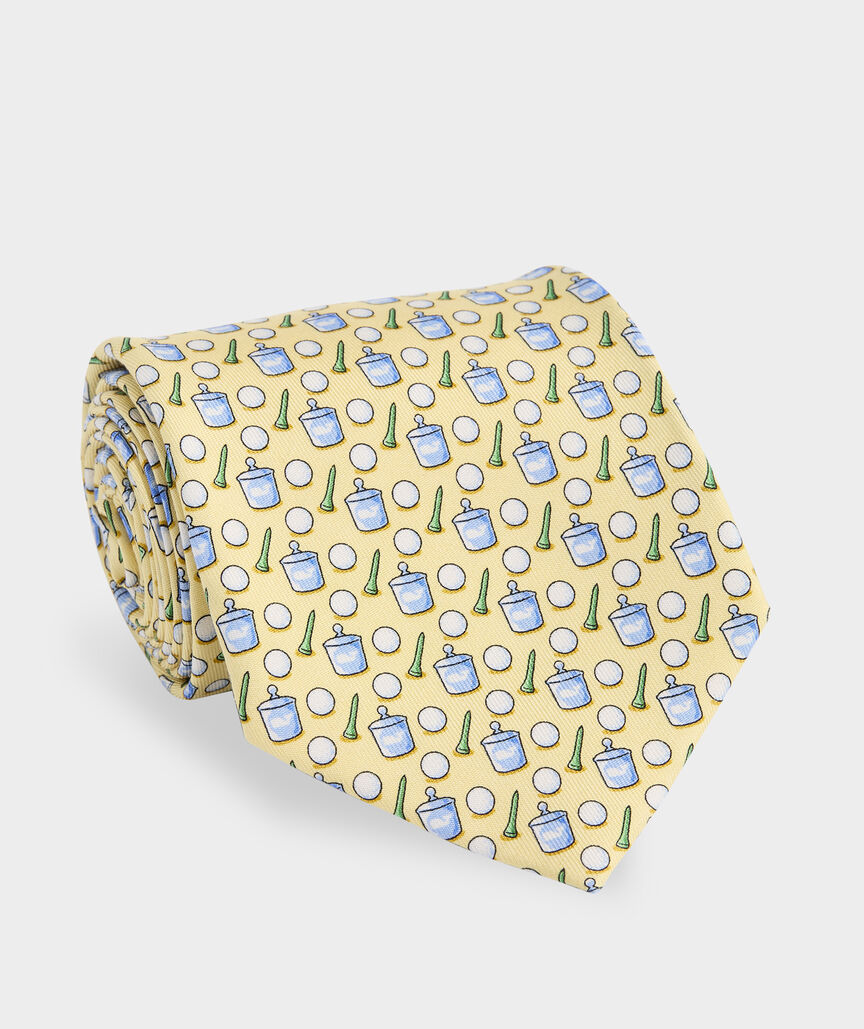 Golf Balls & Washer Printed Tie