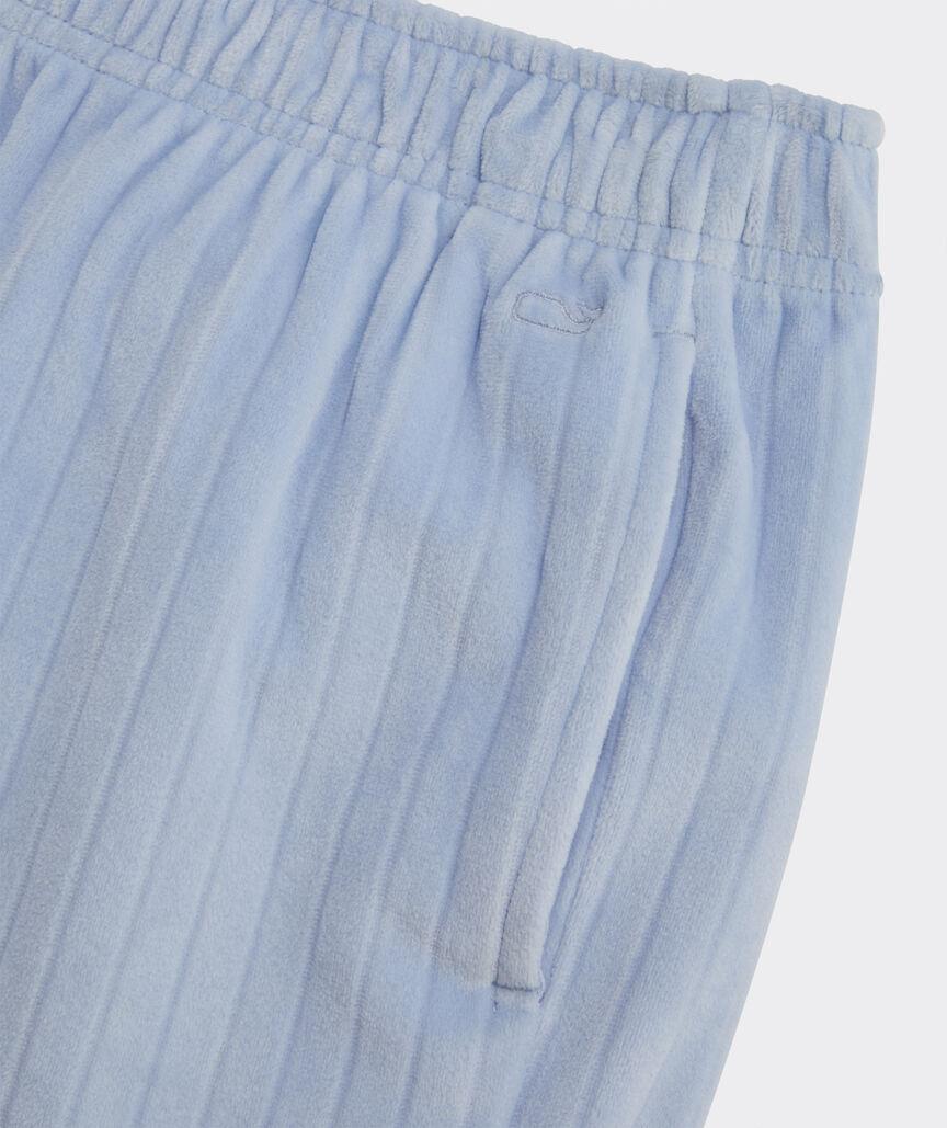Girls' Plush Ribbed Joggers