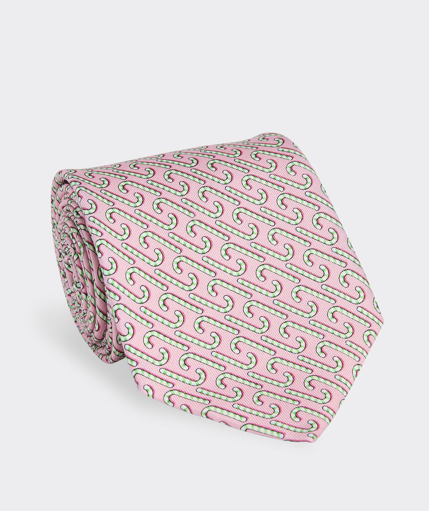 Candy Canes Silk Tie