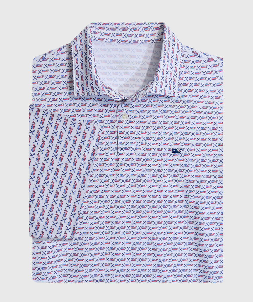 OUTLET Flag Whale Golf Performance Polo