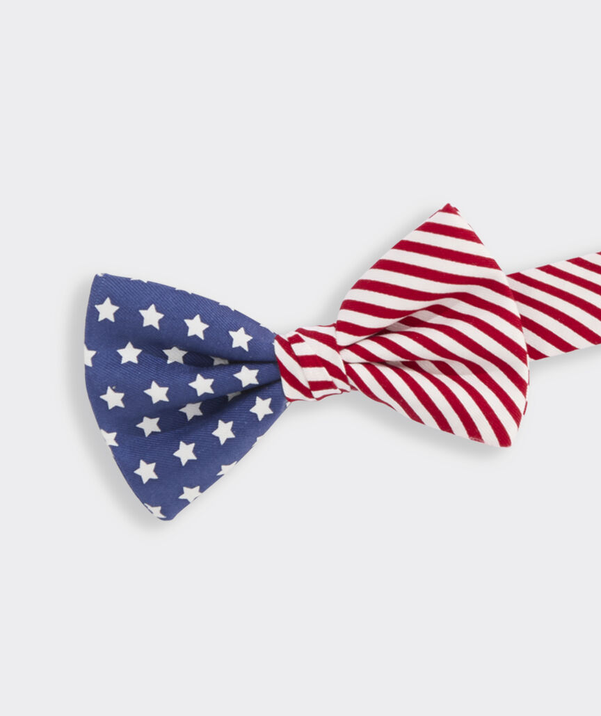 Boys' Stars & Stripes Silk Bow Tie