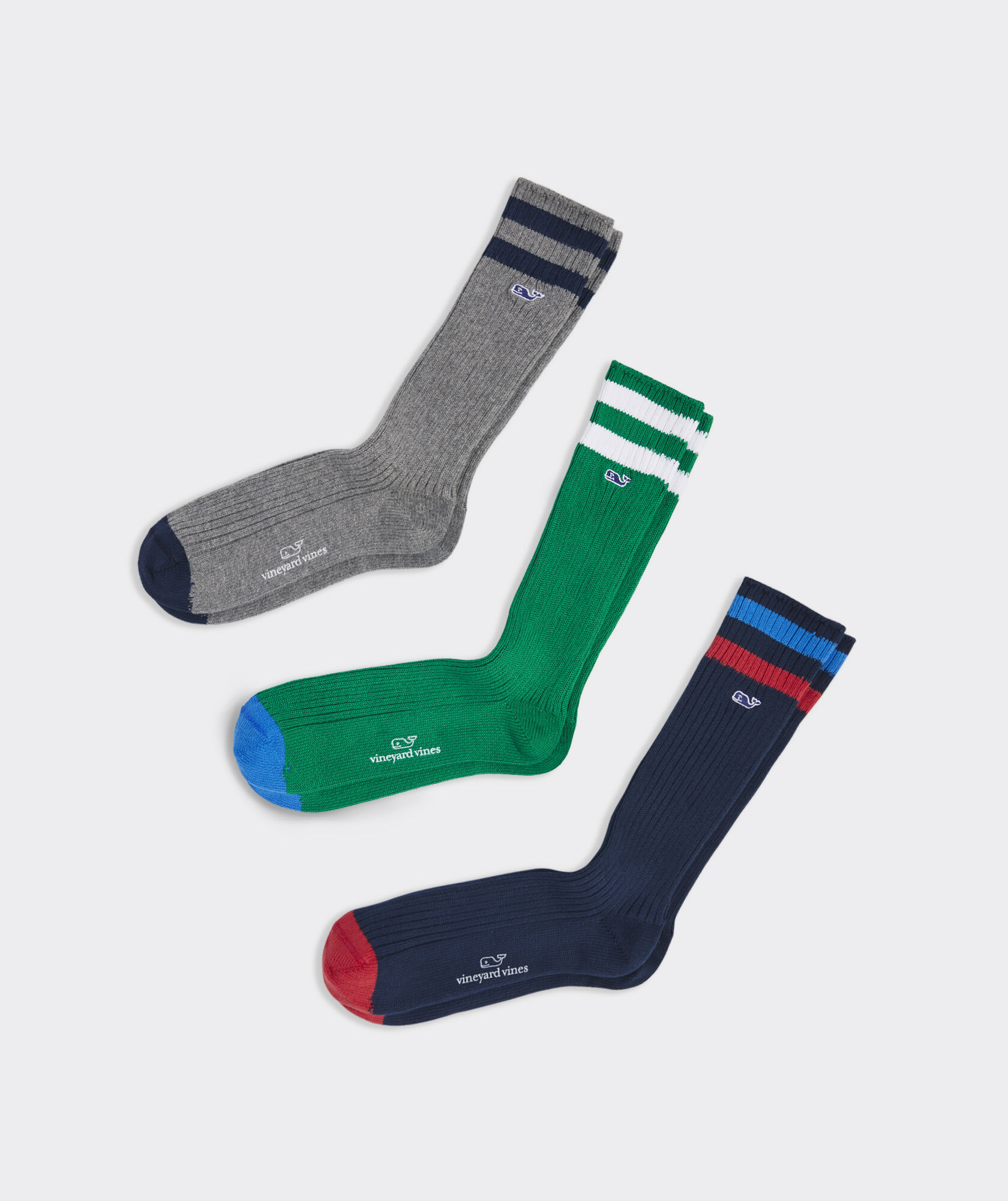 Retro Stripe 3-Pack Socks