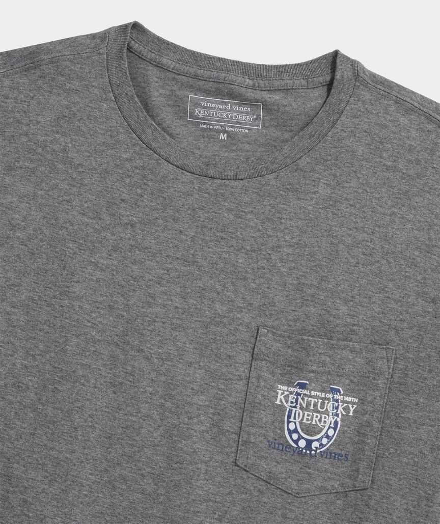 Kentucky Derby Out Of The Gate Short-Sleeve Pocket Tee