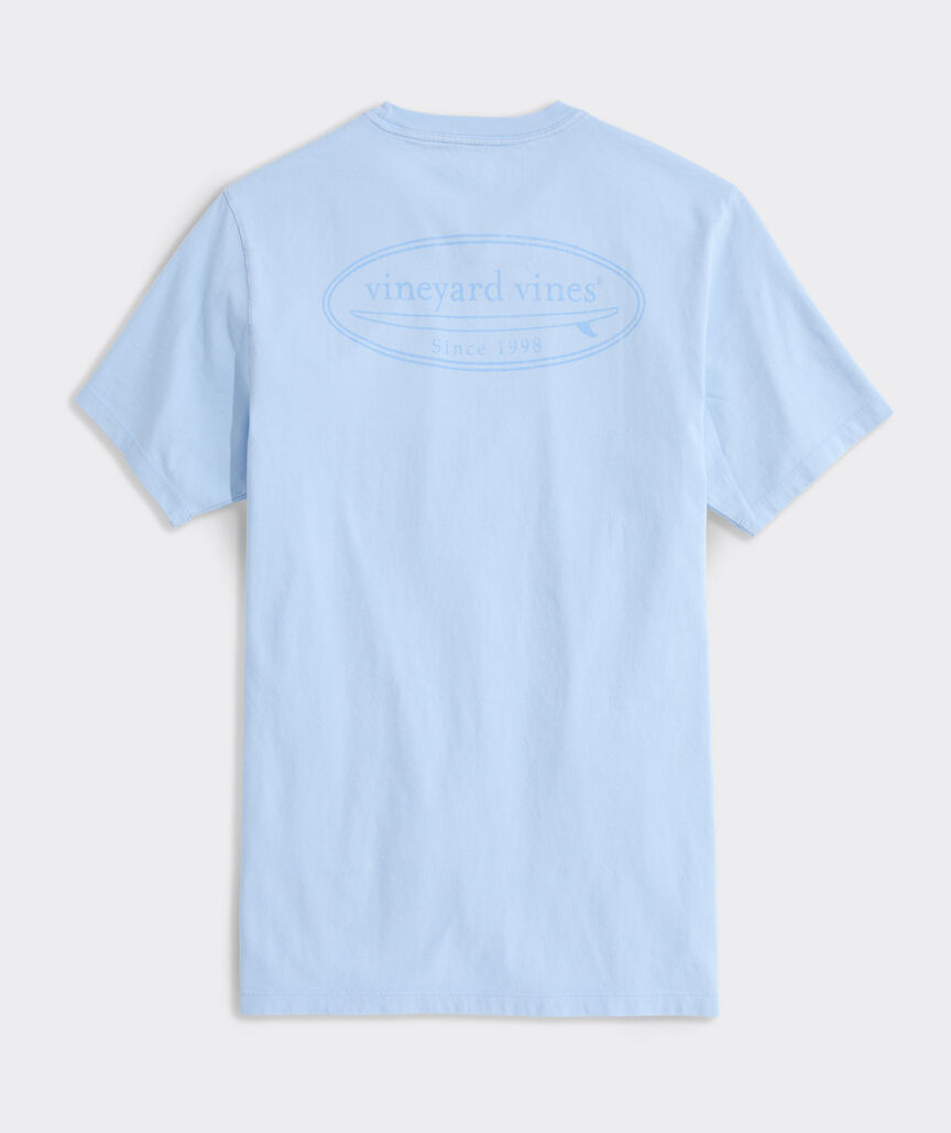 Drift Dye Outlined Surf Logo Short-Sleeve Pocket Tee